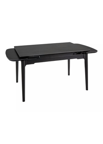 Стіл обідній розкладний SENTO 120(180)*80 чорний SENTOC120 Signal (372178117)