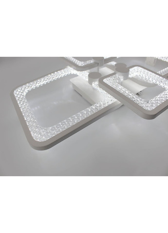 Керована світлодіодна люстра TIRE 60W 4S-APP-580-420-95-WHITE/CLEAR-220-IP20 ESLLSE (360882225)