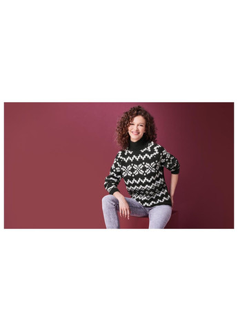 Чорний зимовий жіночий светр 482487 Esmara