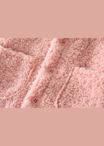 Дитяча демісезонна куртка для дівчинки Тедді арт 7381 Рожевий No Brand (306850200)