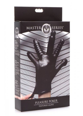 Рукавичка з різними текстурами Pleasure Poker Textured Glove Master Series (348517550)