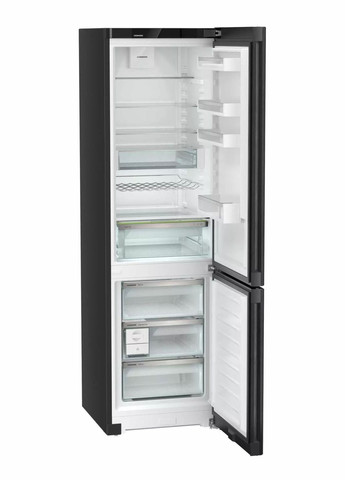 Холодильник із нижн. мороз., 201.5x59.7х67.5, холод.відд.-266л, мороз.відд.-94л, 2дв., А+++, NF, диспл внутр., чорний LIEBHERR (314834496)