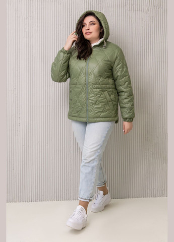 Зелена демісезонна куртка жіноча "еліна" MioRichi