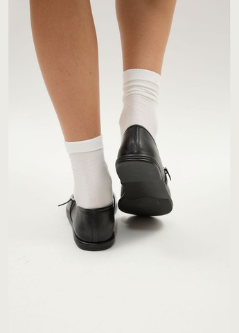 Жіночі балетки 191755 Lonza | чорні натуральна шкіра (301474291)