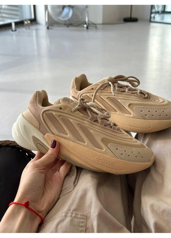 КРОСІВКИ ЖІНОЧІ ADIDAS OZELIA BEIGE V2 АДІДАС ОЗЕЛІЯ No Brand бежеві демісезони (368861927)