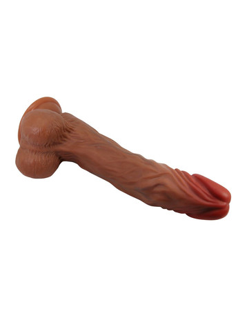 Реалістичний вібратор Calisto мулат, 25 см Baile (362516755)