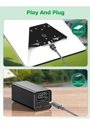 Кабель питания 5м для Starlink Mini USB Type-C No Brand (396517922)