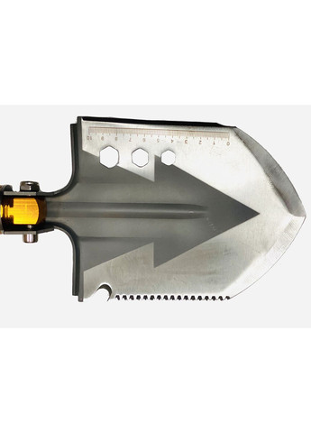 Лопата саперна туристична багатофункціональна (автомобільна) розбірна 11 в 1 в чохлі Workpro (349442575)