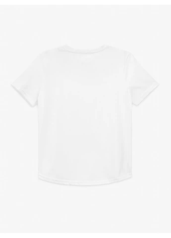 Фитнес футболка однотонная женская 816 Белый shop (2000999452031) Genua - (389739486)