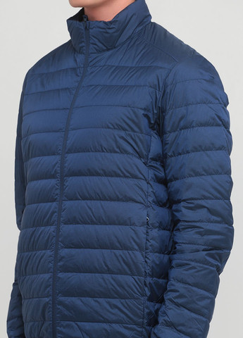 Синя демісезонна куртка демісезонна - чоловіча куртка uq0320m Uniqlo