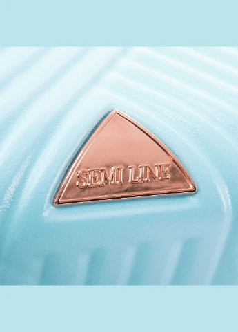 Чемодан 24" (M) Light Blue (T5728-2) Semi Line (315936597)