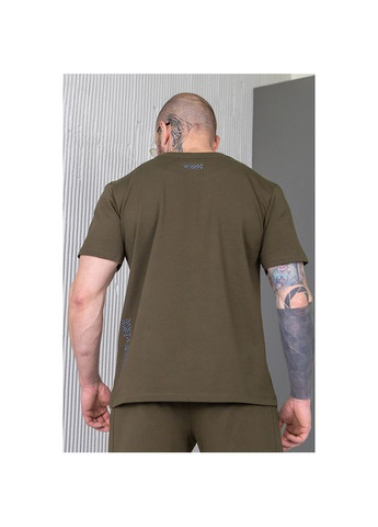 Комбинированная мужская футболка rmld1 хаки (06399659) TOTALFIT