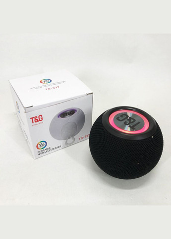 Бездротова потужна колонка TG337 з Bluetooth, RGB-підсвіткою та радіо. Колір: чорний TG (372908500)