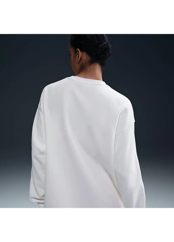 Білий світшот womens oversized crew-neck french terry white hf9491-133 Nike (400198166)