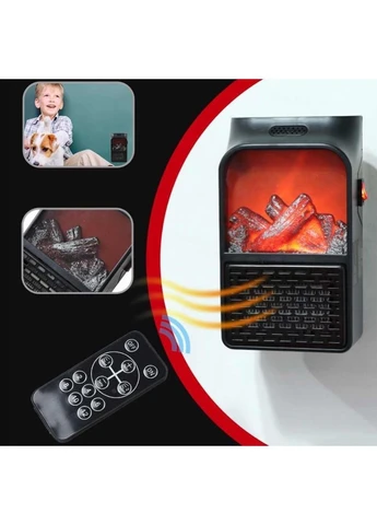 Електричний камін-обігрівач Flame Heater 900 Вт з дисплеєм та пультом ДК (2104618714) No Brand (362671506)