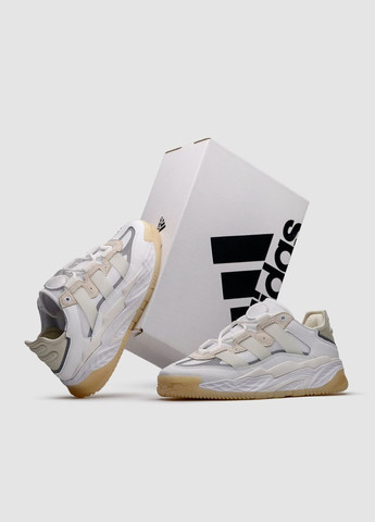 Кросівки жіночі Adidas No Brand Niteball White Gum білі демісезони (315810077)