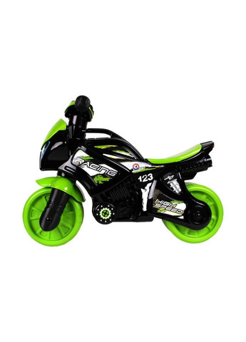 Каталка беговел "Мотоцикл " 6474TXK Чёрно салатовый музыкальный ТехноК (370300302)
