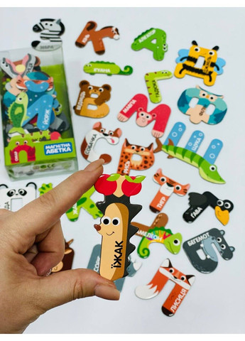 Набір магнітний літери (УКР) LimoToy Абетка + ЦИФРИ FT 0051 Limo Toy (297129216)