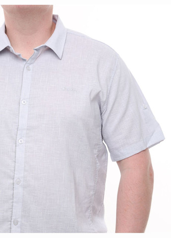 Светло-голубой повседневный рубашка однотонная Jean Piere