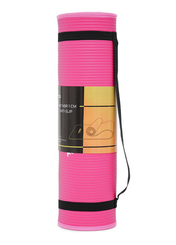 Коврик спортивный NBR 183 x 61 x 1 cм для йоги и фитнеса XR-0097 Pink/Pink Cornix (315781173)