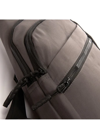 Сумка Мужская На Плечо нейлон 83045 grey бол Fashion (394721535)