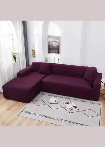 Чохли на диван і крісла без юбки 90х140 см Фіолетовий No Brand (299490616)