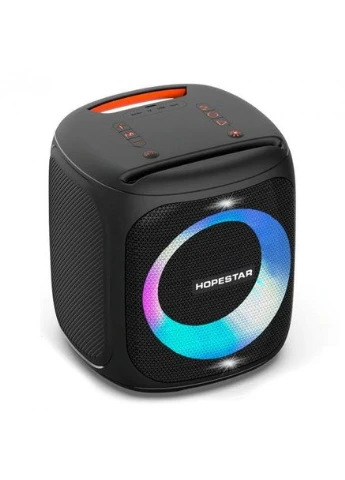 Портативная беспроводная Bluetooth колонка Party 100 50Вт Black с влагозащитой IPX7 беспроводным микрофоном и функцией Hopestar (401306064)