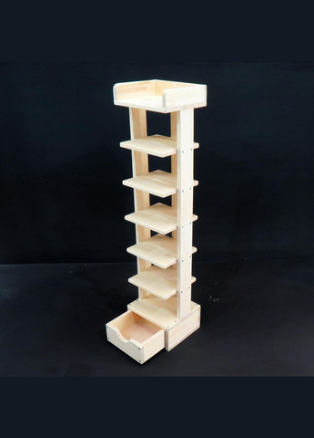 Полиця для взуття з дерева Бувре 7 бланже (ПДО-701901) No Brand (327849006)