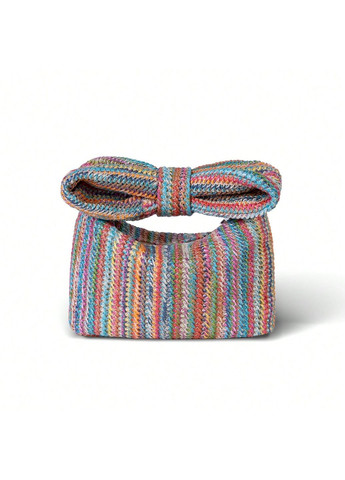 Женская маленькая сумка клатч T-338 разноцветная радужная No Brand (306709465)