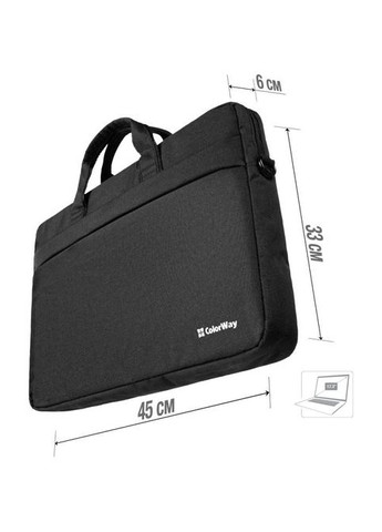 Сумка для ноутбука (CWLBM173-BK) Colorway 17.3" Modern Black (295930307)
