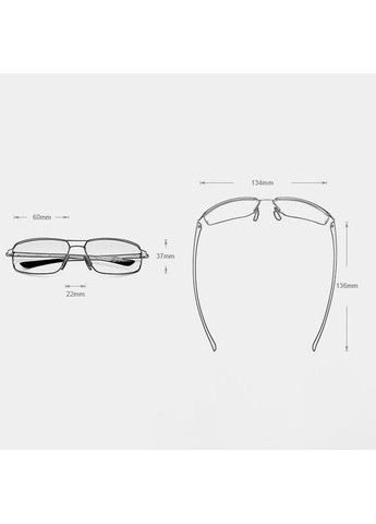 Чоловічі поляризаційні сонцезахисні окуляри N7128 Black Gray KINGSEVEN (367723835)