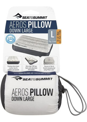 Подушка Aeros Down Pillow Delux для:grey Sea To Summit (316434879)