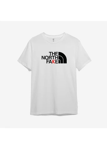 Футболка з принтом "The North Fake". З гумором про The North Faсe (10010419212) ТiШОТКА - (364688453)