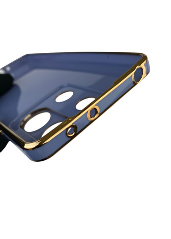 Чохол для Redmi Note 13 5G з кільцем MagSafe із золотою окантовкою на сяомі редмі нот 13 синій gs1 Xiaomi (366234276)