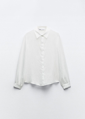 Белая праздничный рубашка в полоску Zara