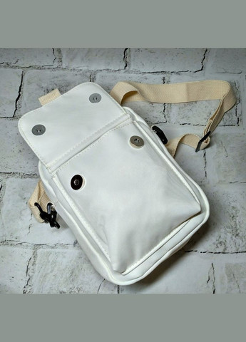 Сумочка детская для девочки кросс-боди с ремешком 20х16х6 см Кремовая No Brand (339092439)