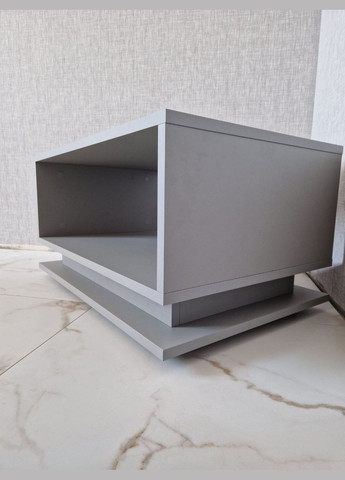 Столик журнальный 75х50см Серый No Brand Prandis (333835223)