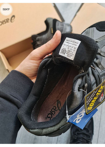Чорні Осінні кросівки чоловічі asics gel-sonoma 15-50 gore-texblack / gray асікс гель сонома 15-50 No Brand