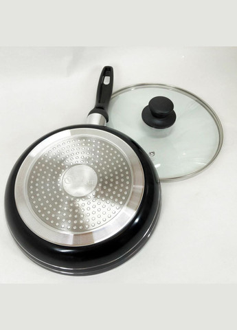 Сковорідка для кухні UN-5164 24 см, Сковорідки хорошої якості, Глибока сковорідка IV-229 для кухні Unique (351485827)