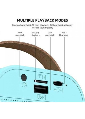 Дитяча бездротова колонка та 2 мікрофони з RGB підсвічуванням CKS K12 (291885661)