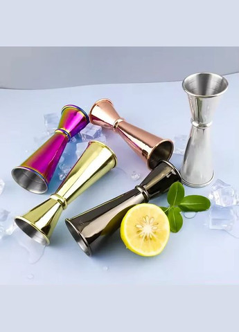 Джигер японський Bar House 30/60 мл з поділками 15, 22.5/45 мл Сріблястий No Brand (305663776)