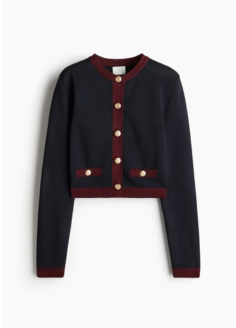 Темно-синий демисезонный кардиган H&M