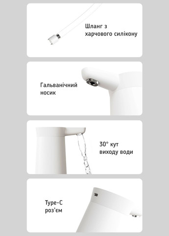 Автоматична помпа для води Water Pump Wireless Чорна (DSHJ-S-2004) Sothing (366653344)