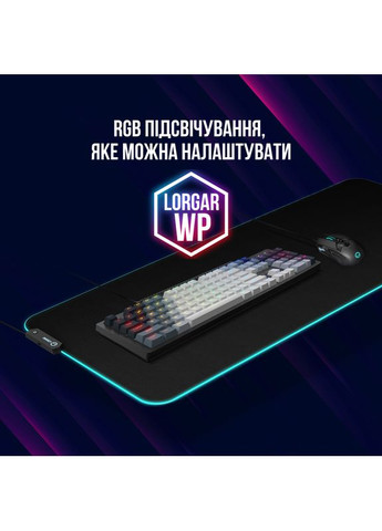 Клавиатура Azar 514 RGB EN/RU Gaming White (LRG-GK514W-UA) LORGAR (323094543)