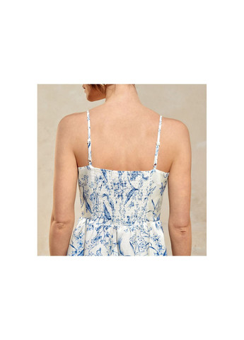 Белое вечернее платье с регулируемыми бретелями для женщины lenzing ecovero 381594 34(xs) Esmara