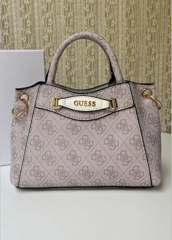 Жіноча сумка Guess 108 блідо-рожева No Brand (304549528)