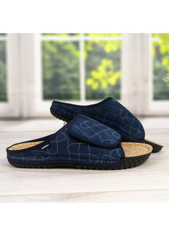 Синие тапочки мужские комнатные Inblu