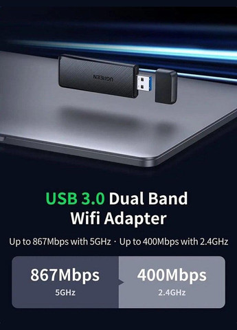 WI-FI-адаптер CM492 AC1300 Wireless Network Adapter(UGR-50340) Ugreen (340064156)