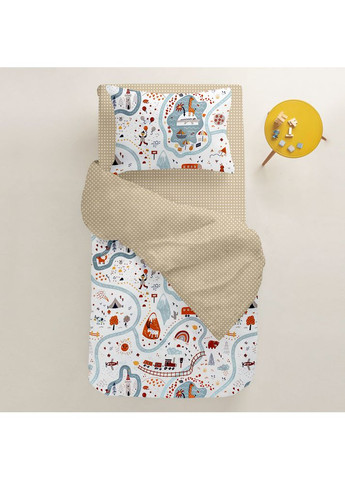 Наволочка на подушку 80х80 TRAVELING ANIMALS (4822052326497) Cosas (367914619)