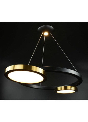 Люстра светодиодная подвесная LED светильник для квартиры на потолок лэд 26747 Черный 35-150х55х80 см. Sunnysky (335975279)